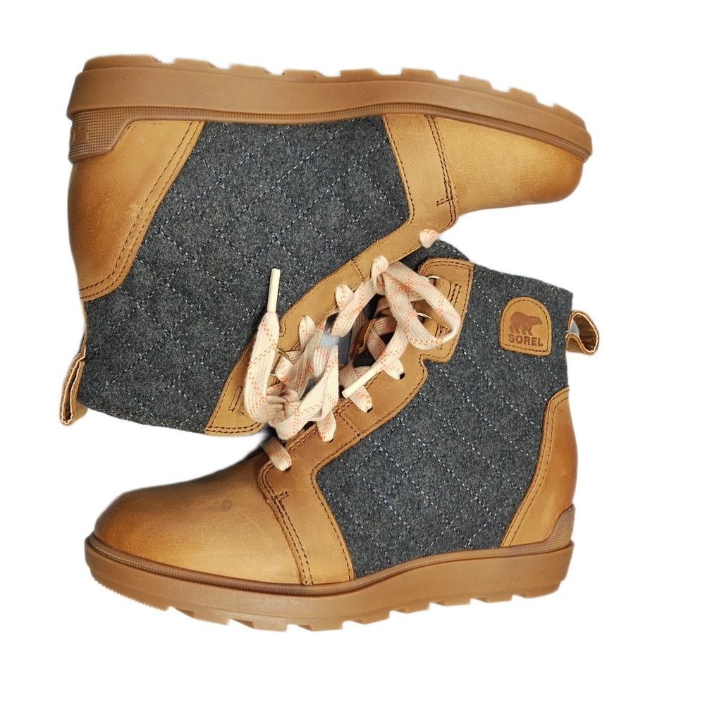 Sorel Evie II NW Lace Plus Ankle Boots Womens US 8.5 Multi Waterproof NL5213-242